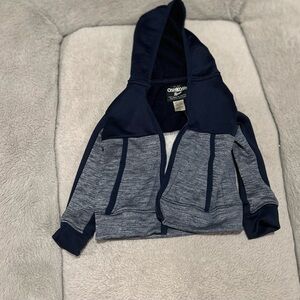 OshKosh B'gosh Navy and Gray Kids Hoodie